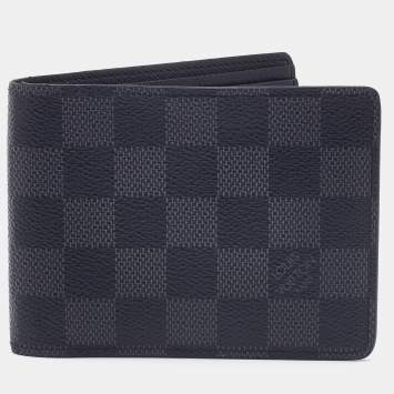 Pre Owned Louis Vuitton Damier Graphite Canvas Multiple Bifold Wallet