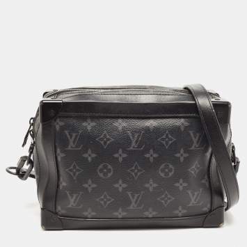 Pre Owned Louis Vuitton Monogram Eclipse Canvas Soft Trunk Bag