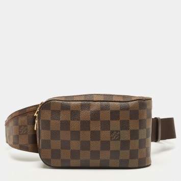 Pre Owned Louis Vuitton Damier Ebene Canvas Geronimos Belt Bag