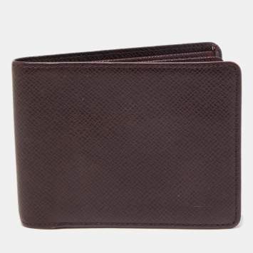 Authentic Louis Vuitton Monogram Wallet Leather Defile Homme Flip Wallet  Orange