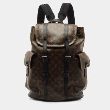 Shop Louis Vuitton MONOGRAM MACASSAR Dean backpack (M45335) by