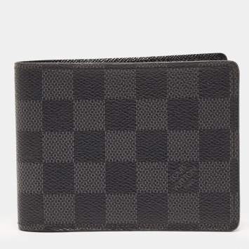 Louis Vuitton // Brown Coated Canvas Damier Check Wallet – VSP