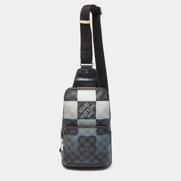 Pre Owned Louis Vuitton Damier Graphite Avenue Sling Bag