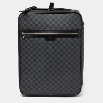 Pre Owned Louis Vuitton Damier Graphite Canvas Pegase 55 Luggage