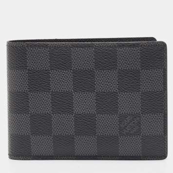 Pre Owned Louis Vuitton Damier Graphite Canvas Multiple Bifold Wallet
