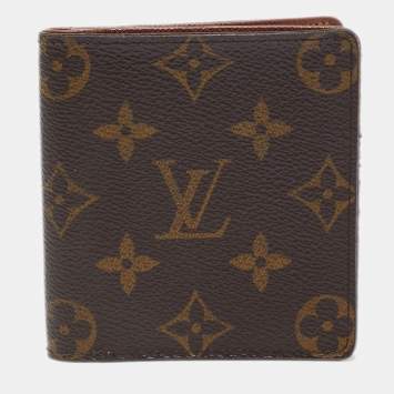 Pre Owned Louis Vuitton Monogram Canvas Card Holder Wallet 