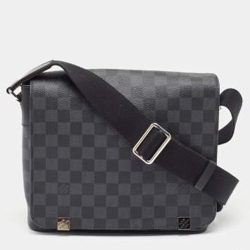 Pre Owned Louis Vuitton Damier Graphite Canvas District PM Bag