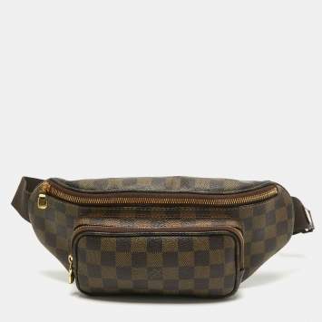 Pre Owned Louis Vuitton Damier Ebene Canvas Merville Belt Bag