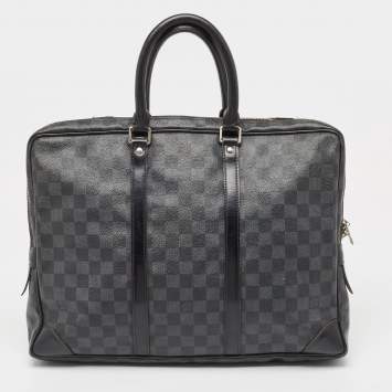 Pre Owned Louis Vuitton Damier Graphite Canvas Porte Documents Voyage Briefcase