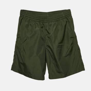 Louis Vuitton Green Synthetic Shorts S