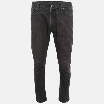 Louis Vuitton Grey Denim Regular Fit Jeans L Waist 33"