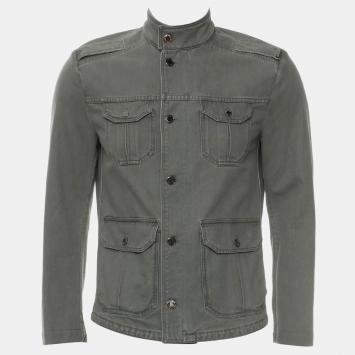 Louis Vuitton Grey Denim Jacket EU 46