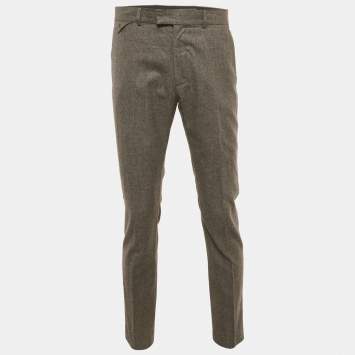 Louis Vuitton Dark Grey Wool Trousers M