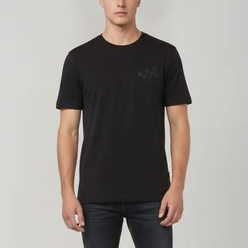 Pre Owned Louis Vuitton Black Jersey Crewneck T-Shirt S
