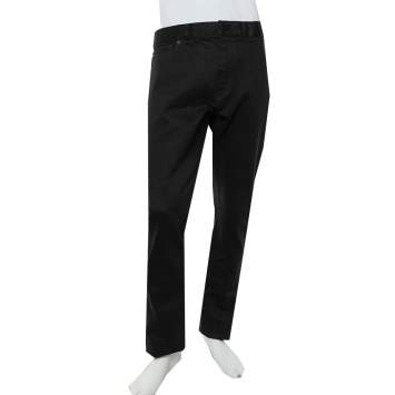 Pre Owned Louis Vuitton Black Denim Stretch Slim Fit Jeans XXL