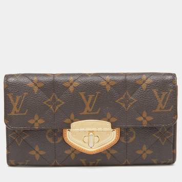 Pre Owned Louis Vuitton Monogram Canvas Etoile Sarah Wallet