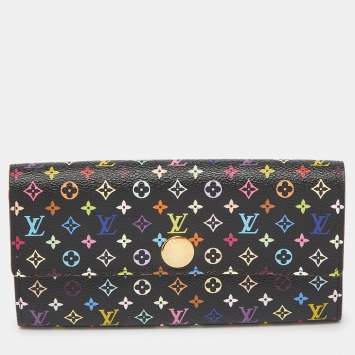 Pre Owned Louis Vuitton Multicolor Monogram Canvas Sarah Continental Wallet