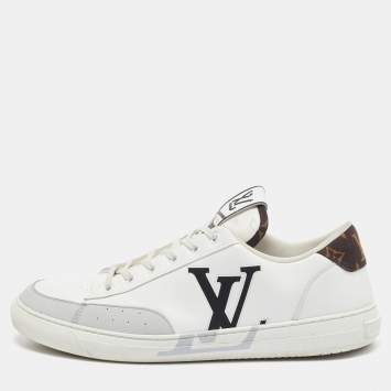 Pre Owned Louis Vuitton Multicolor Leather Charlie Sneakers Size 45