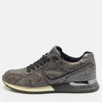 مملوكة مسبقًا Louis Vuitton Run Away Size 41 Grey/Brown Python Leather Low Top Sneakers