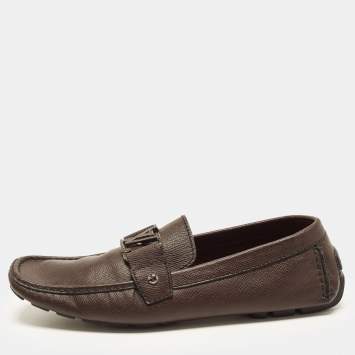 مملوكة مسبقًا Louis Vuitton Monte Carlo Size 42.5 Burgundy Leather Loafers