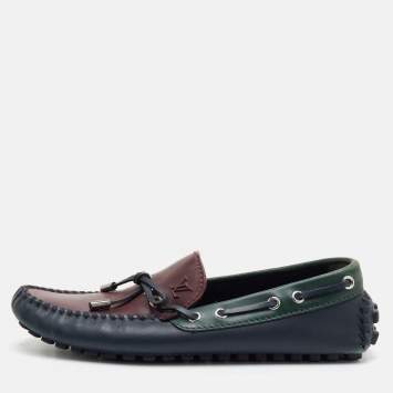 مملوكة مسبقًا Louis Vuitton Arizona Size 40 Multicolor Leather Loafers