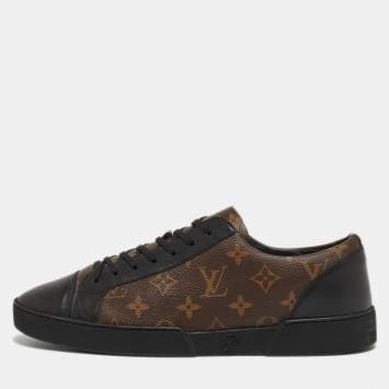 Frontrow leather trainers Louis Vuitton Brown size 36.5 EU in Leather -  35640049