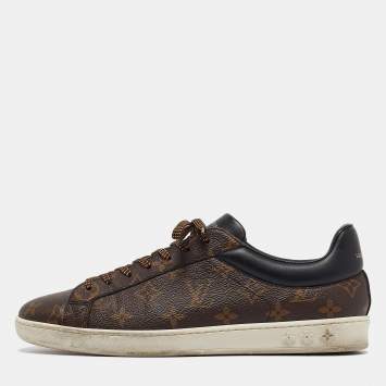 Pre Owned Louis Vuitton Monogram Canvas Luxembourg Sneakers Size 42