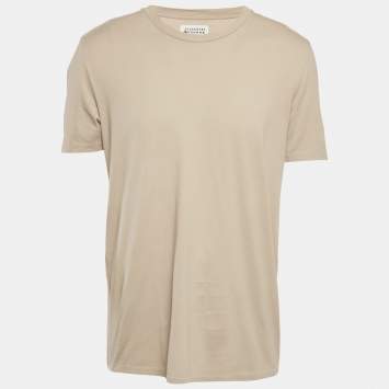 Pre Owned Maison Martin Margiela Sage Green Jersey Regular Fit T-Shirt XL
