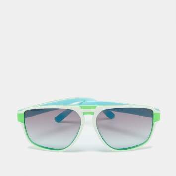 Pre Owned Marc by Marc Jacobs Green/Brown Gradient MMJ294/S Square Sunglasses