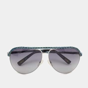 Pre Owned Marc Jacobs Blue/Black Gradient Aviator Sunglasses