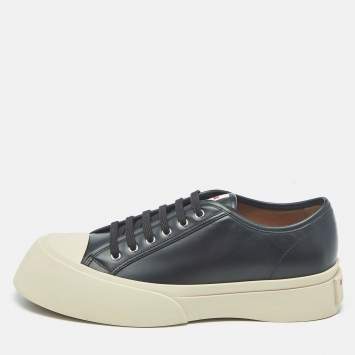 Marni Black Leather Pablo Platform Sneakers Size 46