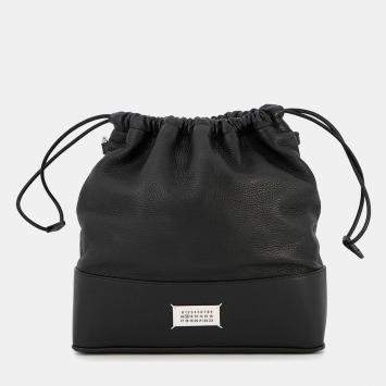 Pre Owned Maison Margiela Maison Margiela 5Ac Daily Backpack Black Leather