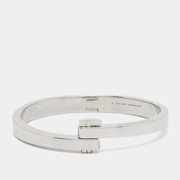 Pre Owned Montblanc Urban Spirit Stainless Steel Bangle Bracelet 68