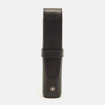 مملوكة مسبقًا Montblanc 4810 Westside 1-Pen Pouch Black Leather 