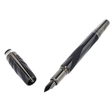Pre Owned Montblanc Black Starwalker Ceramics Fountain Pen