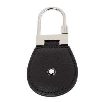Pre Owned Montblanc Black Leather Westside Key Fob Loop