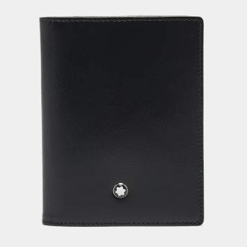 Montblanc Black Leather Meisterstuck Business Card Holder
