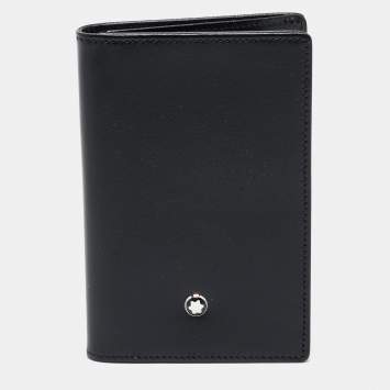 Montblanc Black Leather Meisterstuck Card Holder