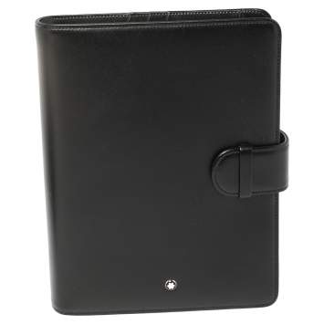 Pre Owned Montblanc Black Leather Large Meisterstück Organizer