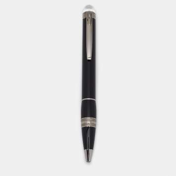 Pre Owned Montblanc StarWalker Midnight Black Resin Ruthenium Coated Ballpoint Pen