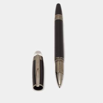 Pre Owned Montblanc StarWalker Black Resin Ruthenium Coated Fineliner Pen