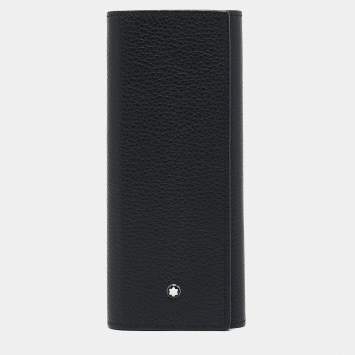 Montblanc Black Leather Trifold Pen Holder