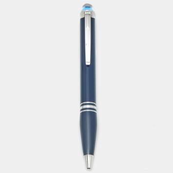 Pre Owned Montblanc StarWalker Resin Silver Tone Ballpoint Pen