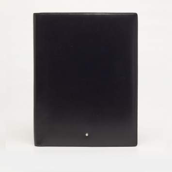 Pre Owned Montblanc Meisterstuck Agenda Cover Black Leather 