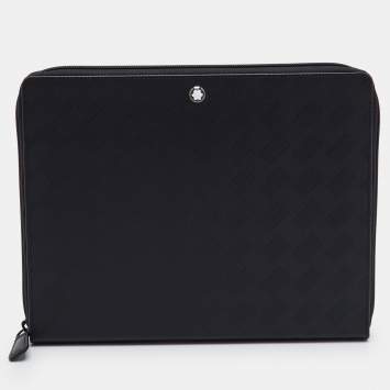 مملوكة مسبقًا Montblanc Extreme 3.0 Medium Black Leather Notebook Holder