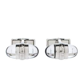 مملوكة مسبقًا Montblanc Urban Walker Floating Star Silver Tone Cufflinks