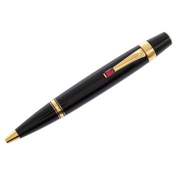 Pre Owned Montblanc Black Resin Boheme Rouge Ballpoint Pen