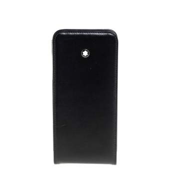 Pre Owned Montblanc Black Leather iPhone 5s Cover