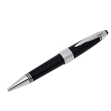 Pre Owned Montblanc Great Characters John F. Kennedy Special Edition Dark Blue Precious Resin Ballpoint Pen