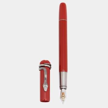 Pre Owned Montblanc Heritage Collection Rouge et Noir Special Edition Fountain Pen